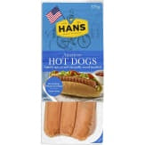 Hans American Hot Dogs 375G