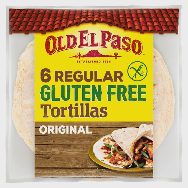 Old El Paso Gluten Free Tortilla Fajita Wraps 6 pack