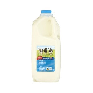 Milk Fresh Coles Lite 2L