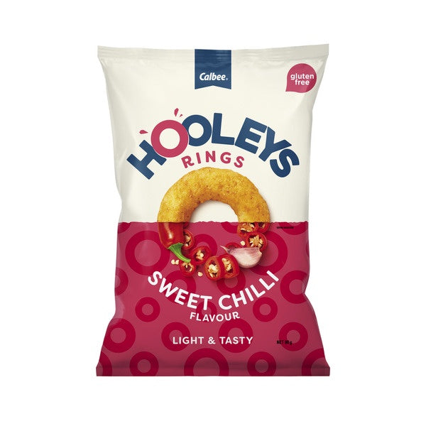 Hooleys Rings Sweet Chilli 90G