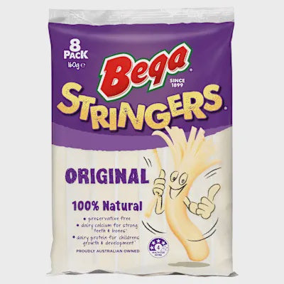 Bega Cheese Stringers 8 stick pk 160g