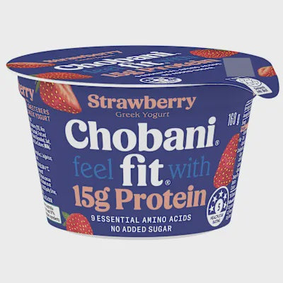 Chobani Strawberry Greek Yoghurt 15g Protein 160g