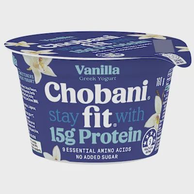 Chobani Vanilla Greek Yoghurt 15g Protein 160g
