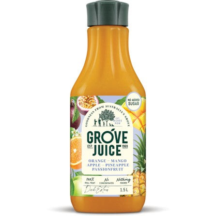 Grove Juice Orange Mango Apple Pineapple Passionfruit Juice 1.5L