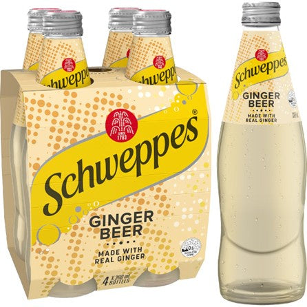 Schweppes Ginger Beer 4Pk 300Ml
