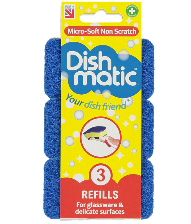 Dishmatic Refill Micro-Soft 3Pk