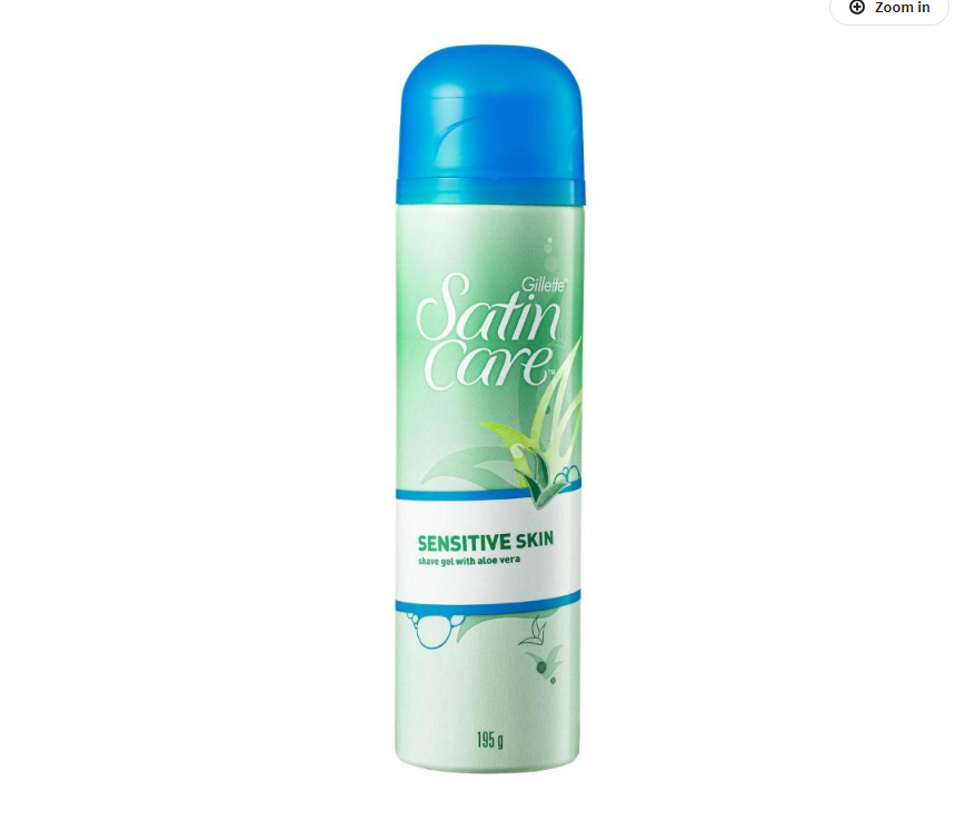 Gillette Venus Satin Care Shaving Gel Sensitive Skin 195g