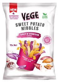 Vege Sweet Potato Nibbles Salt & Vinegar Chips | 75g