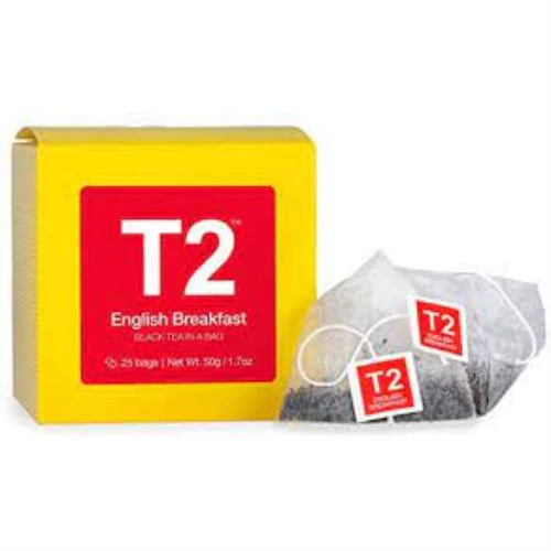 T2 English Breakfast Teabags 25Pk