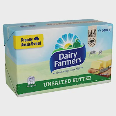 Dairy Farmers Butter Unsalted 500g