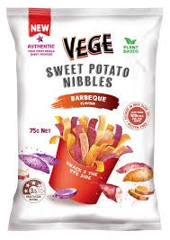 Vege Sweet Potato Nibbles BBQ Chips | 75g