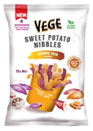 Vege Sweet Potato Nibbles Honey Soy Chips | 75g