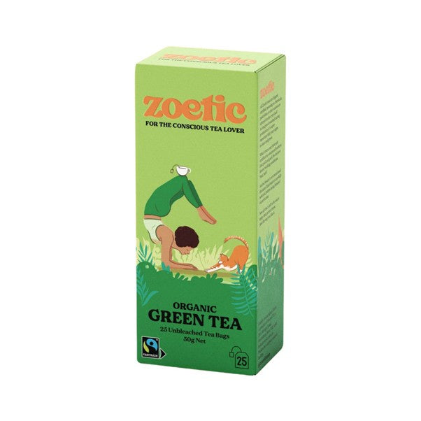 Zoetic Organic Green Tea 25Pk