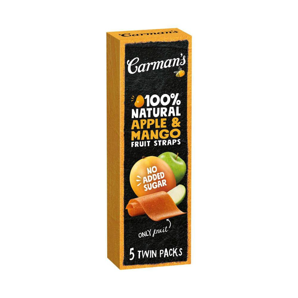 Carman's Apple & Mango Fruit Straps - 5 Twin Packs