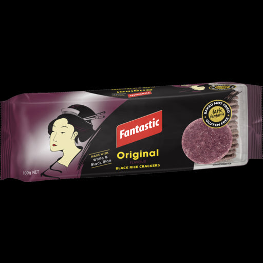 Fantastic Black Rice Crackers 100g