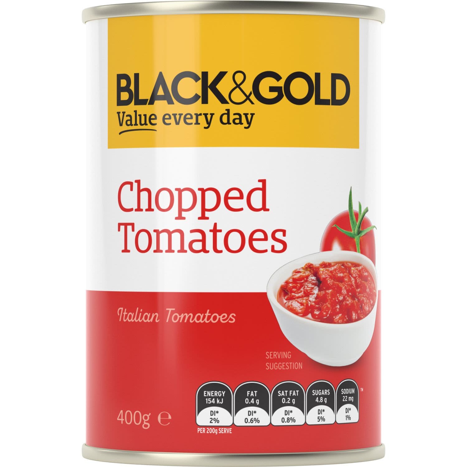 Black & Gold Diced Tomatoes 400G