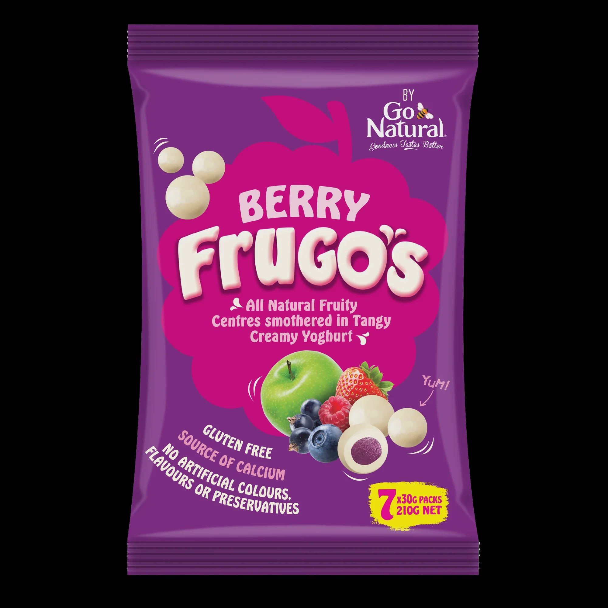 Go Natural Berry Frugo's 201G - 7 Pack