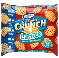 Birds Eye Golden Crunch Lattice 750g