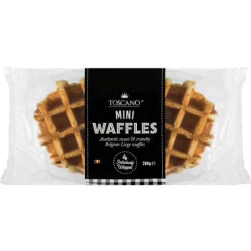 Toscano Waffles Mini 200G 4Pk