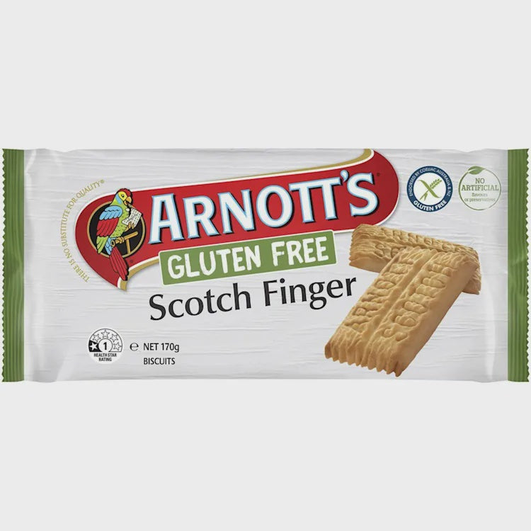 Arnotts Scotch Finger Gluten Free 170G