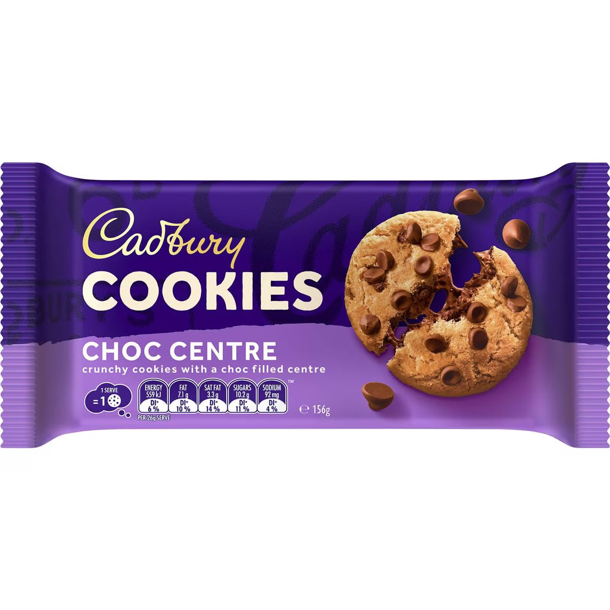 Cadbury Cookies Choc Centre 156G