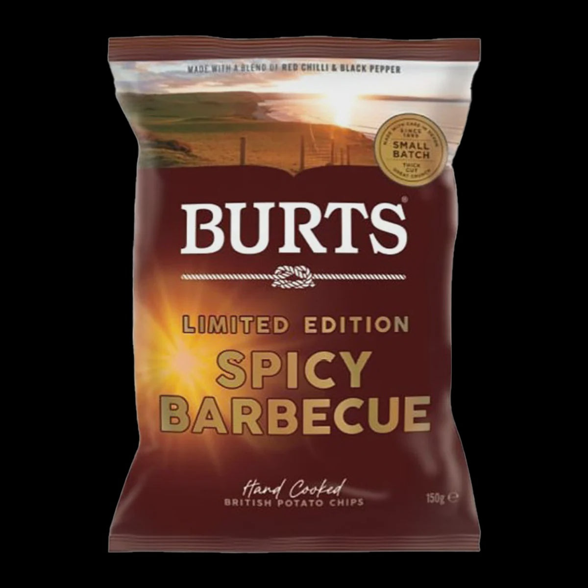 Burts Spicy Bbq Limited Edition British Potato Chips 150G