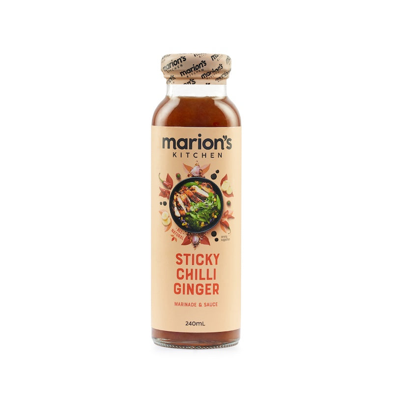 Marion's Kitchen Sticky Chilli Ginger Marinade &  Sauce 240Ml