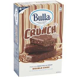 Bulla Crunch Double Choc 8 Pack