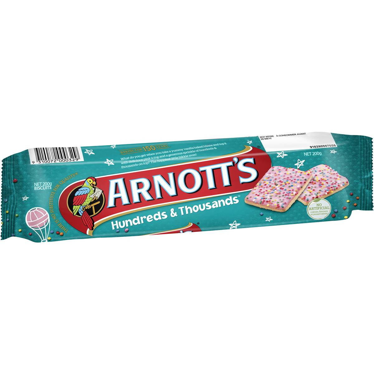 Arnotts Hundreds and Thousand Biscuits 200G