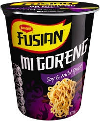 Maggi Fusian 2 Minute Instant Noodles Soy and Mild Spice Cup
