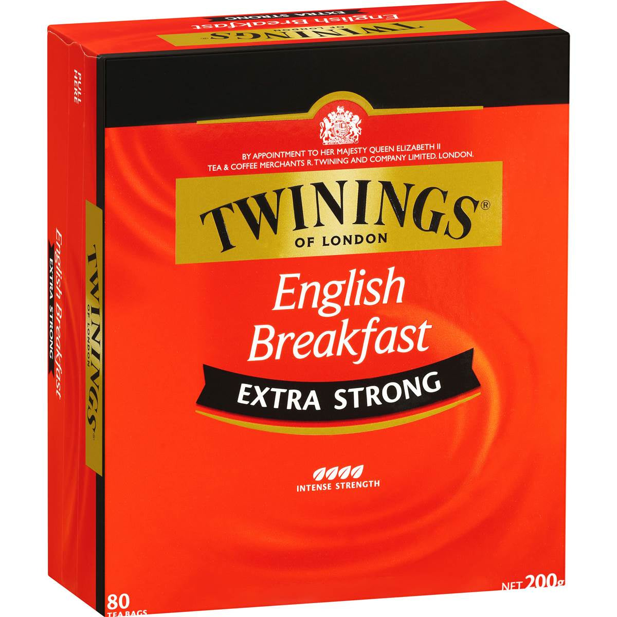 Twinings Extra Strong English Breakfast Tea Bags 80Pk