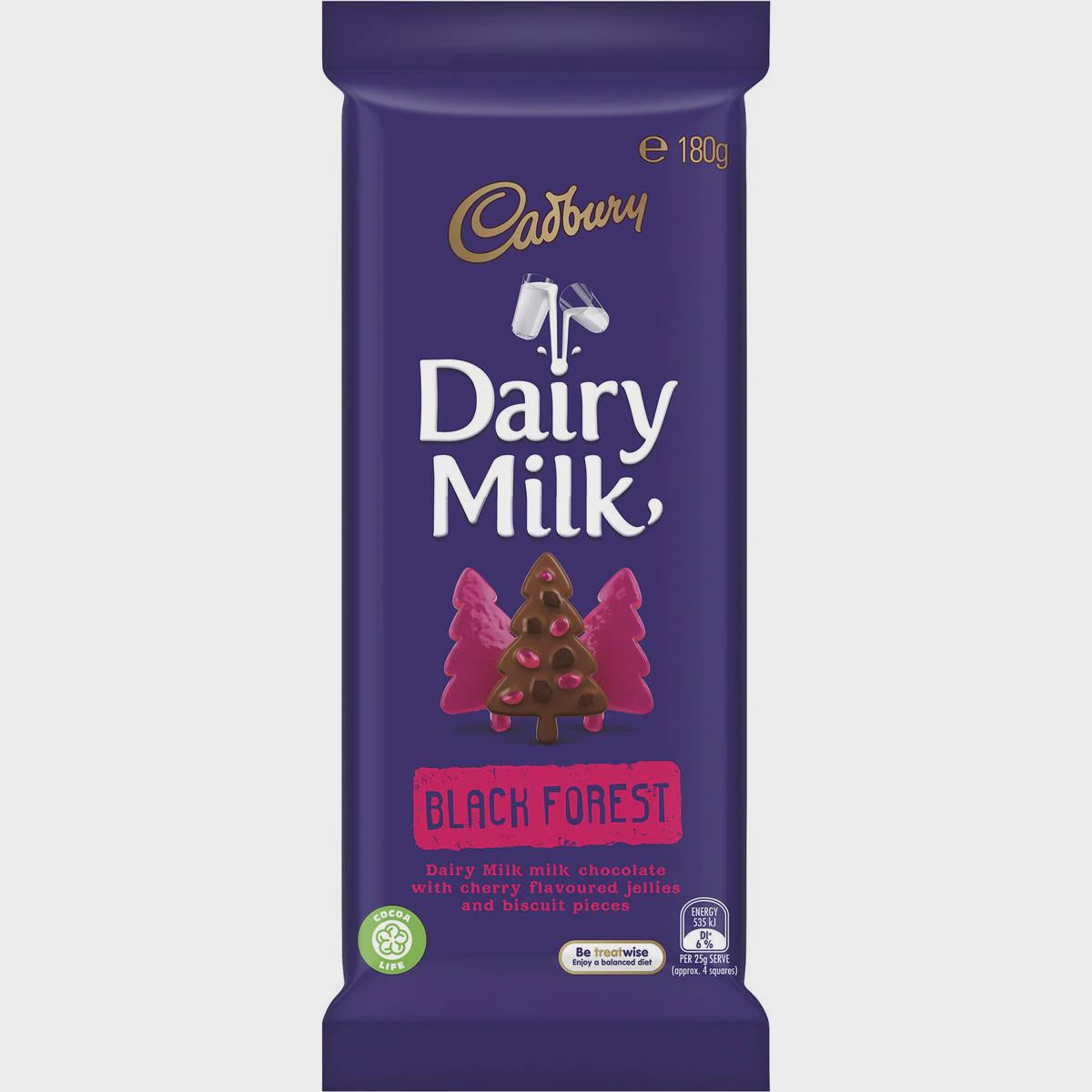 Cadbury Dairy Milk Black Forest 180G
