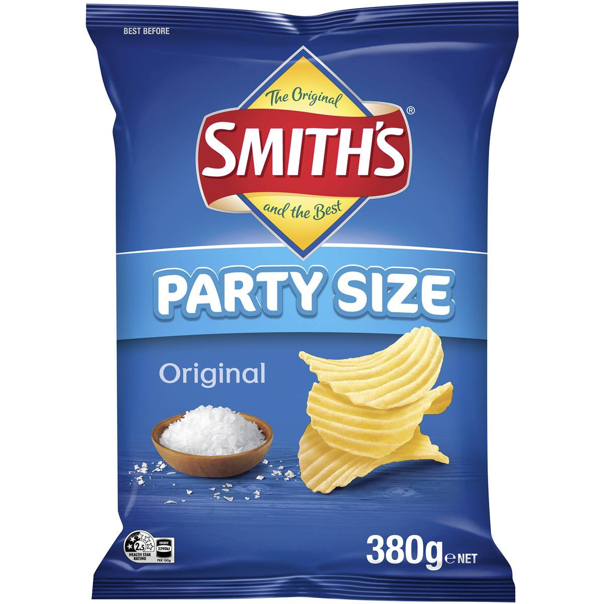 Smiths Chips Crinkle Cut Party Size 380G