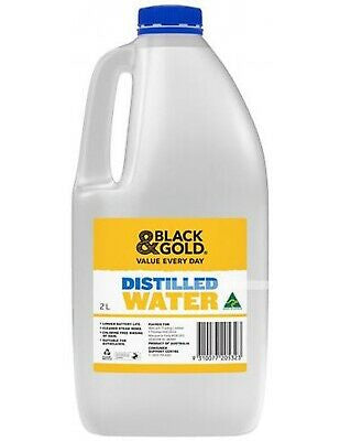 Black & Gold Distilled Water 2L