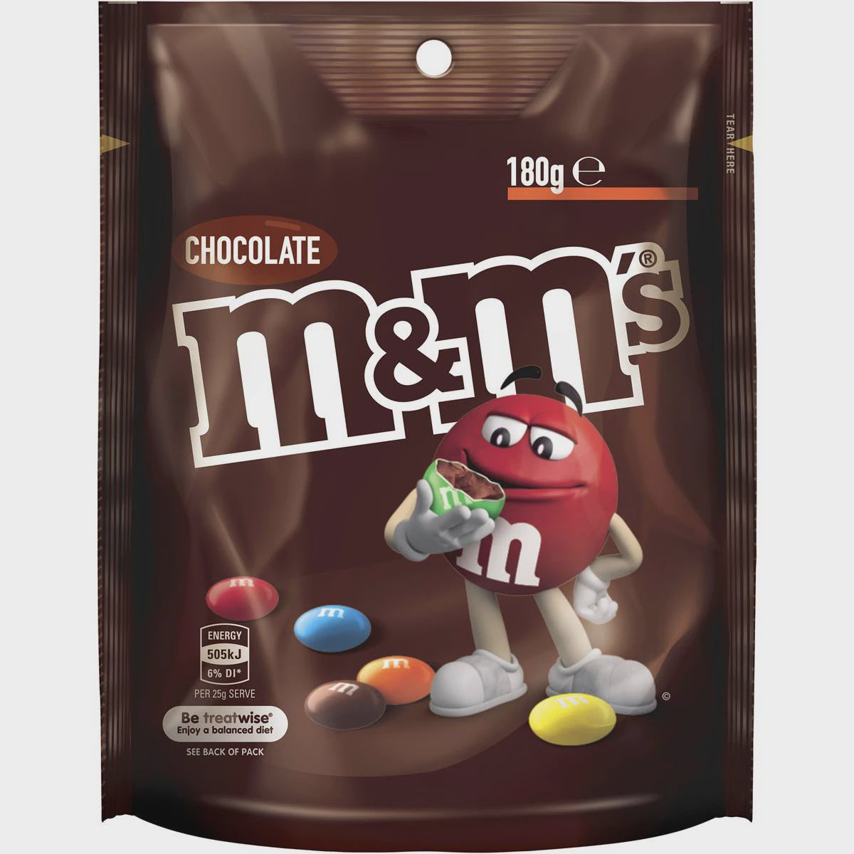 M&Ms Chocolate Medium Bag 180g