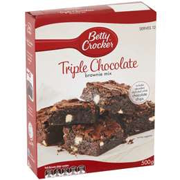Betty Crocker Triple Chocolate Brownie Mix 500G