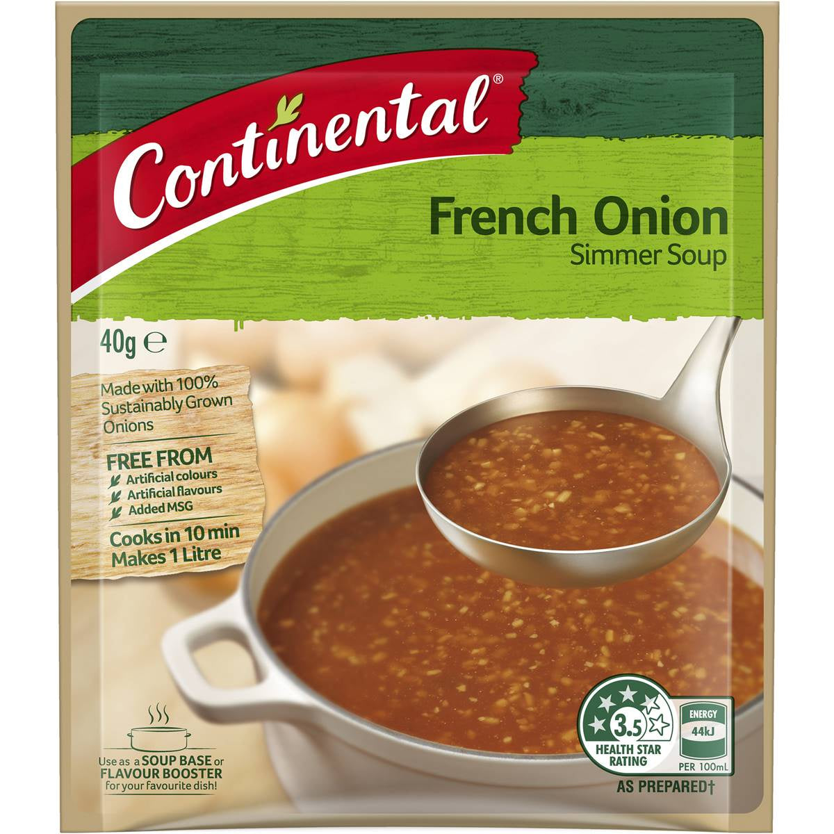 Continental French Onion Simmer Soup 40G