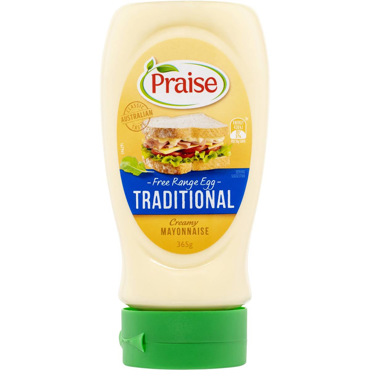 Praise Traditional Creamy Mayonnaise 370Ml/365G