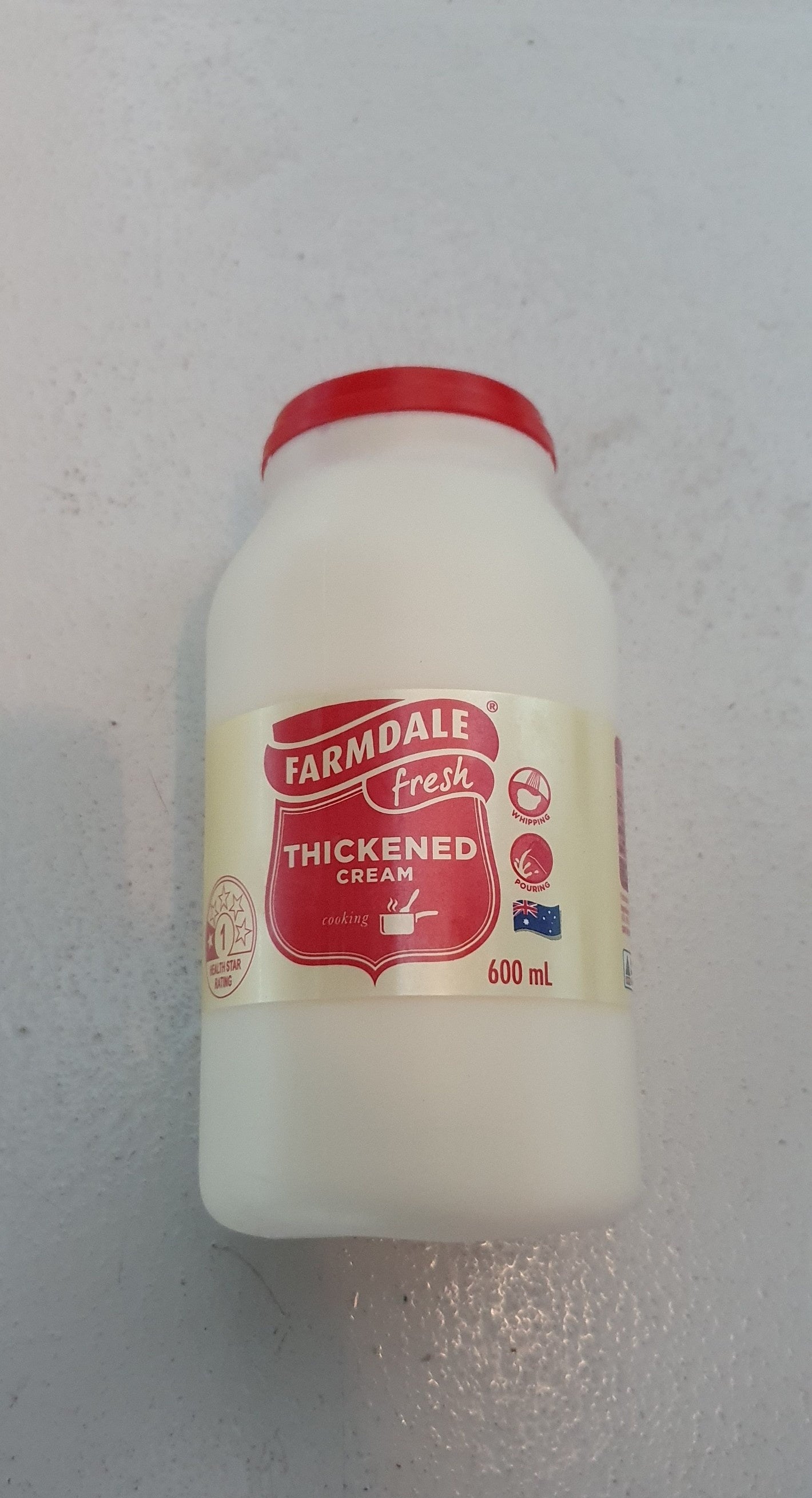 Farmdale Fresh Thickened Cream 600Ml