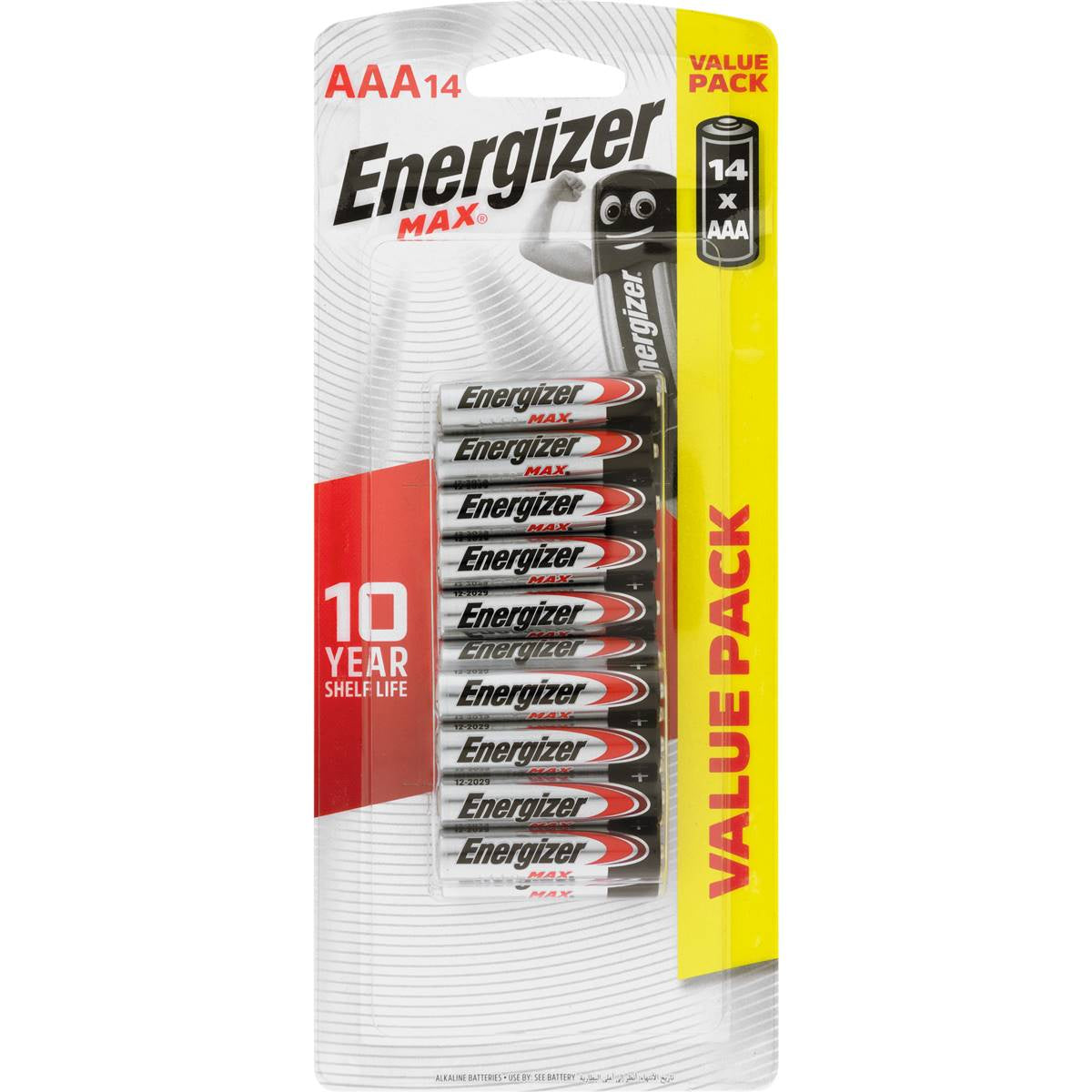Energizer Max Battery AAA 14 Pack