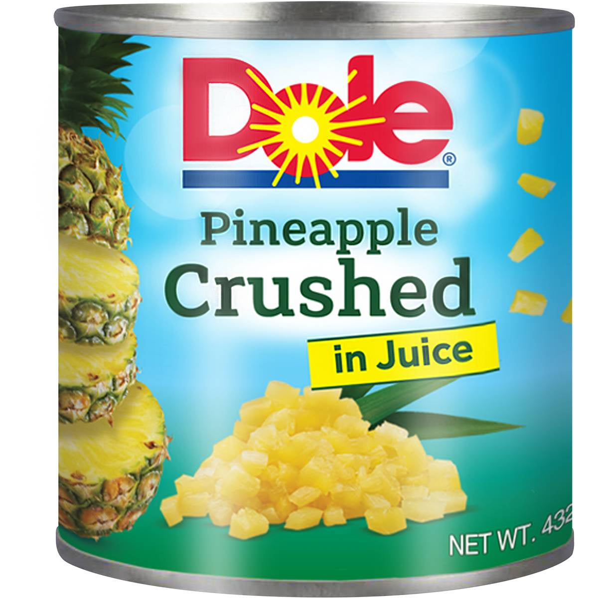 Dole Pineapple Crushed In Juice 432G
