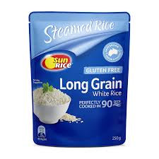 Sunrice White Long Grain 90 Second Rice 250G