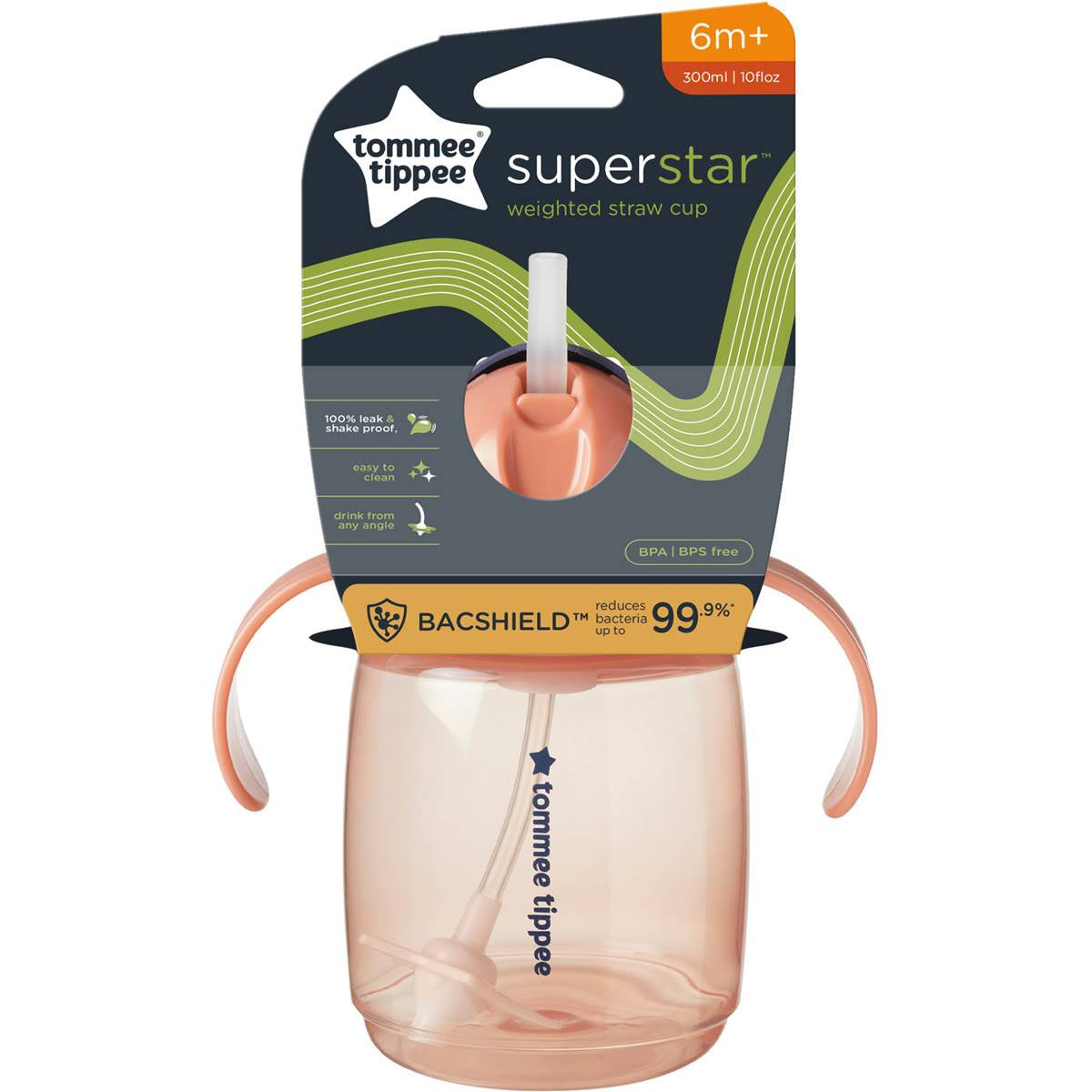 Tommee Tippee Weighted Straw Cup 6+ Months 300ml