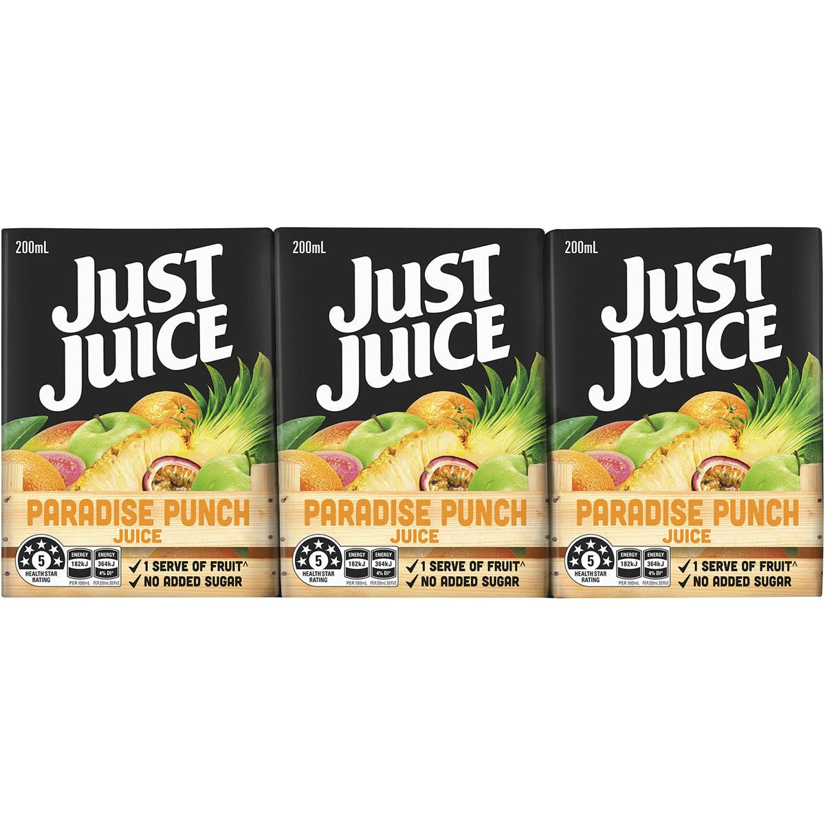 Just Juice Paradise Punch 6Pk 200Ml
