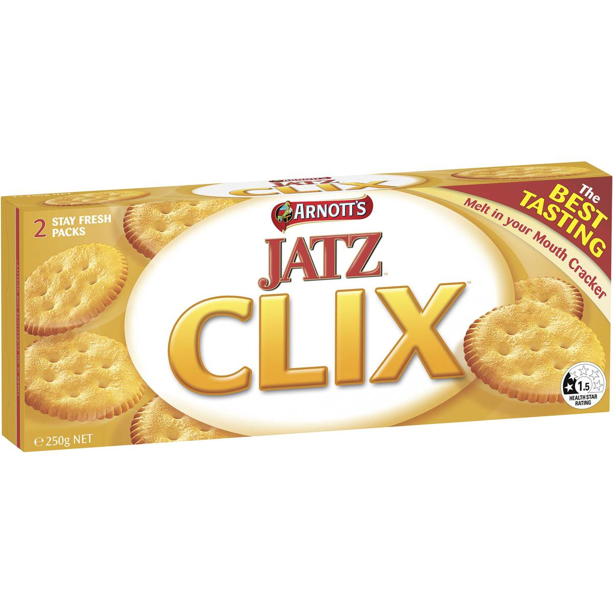 Arnotts Crackers Jatz Clix 250g