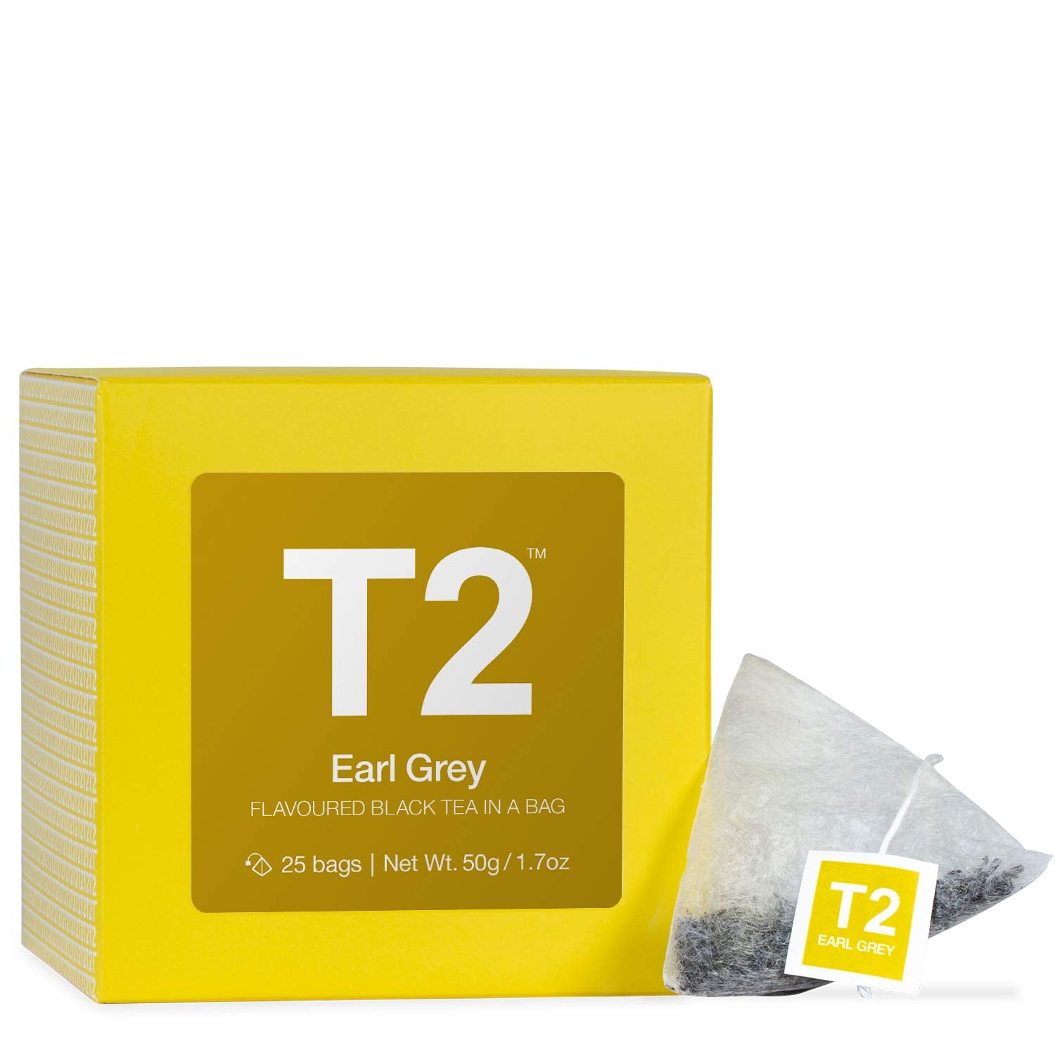 T2 Earl Grey Black Tea Bags 50g