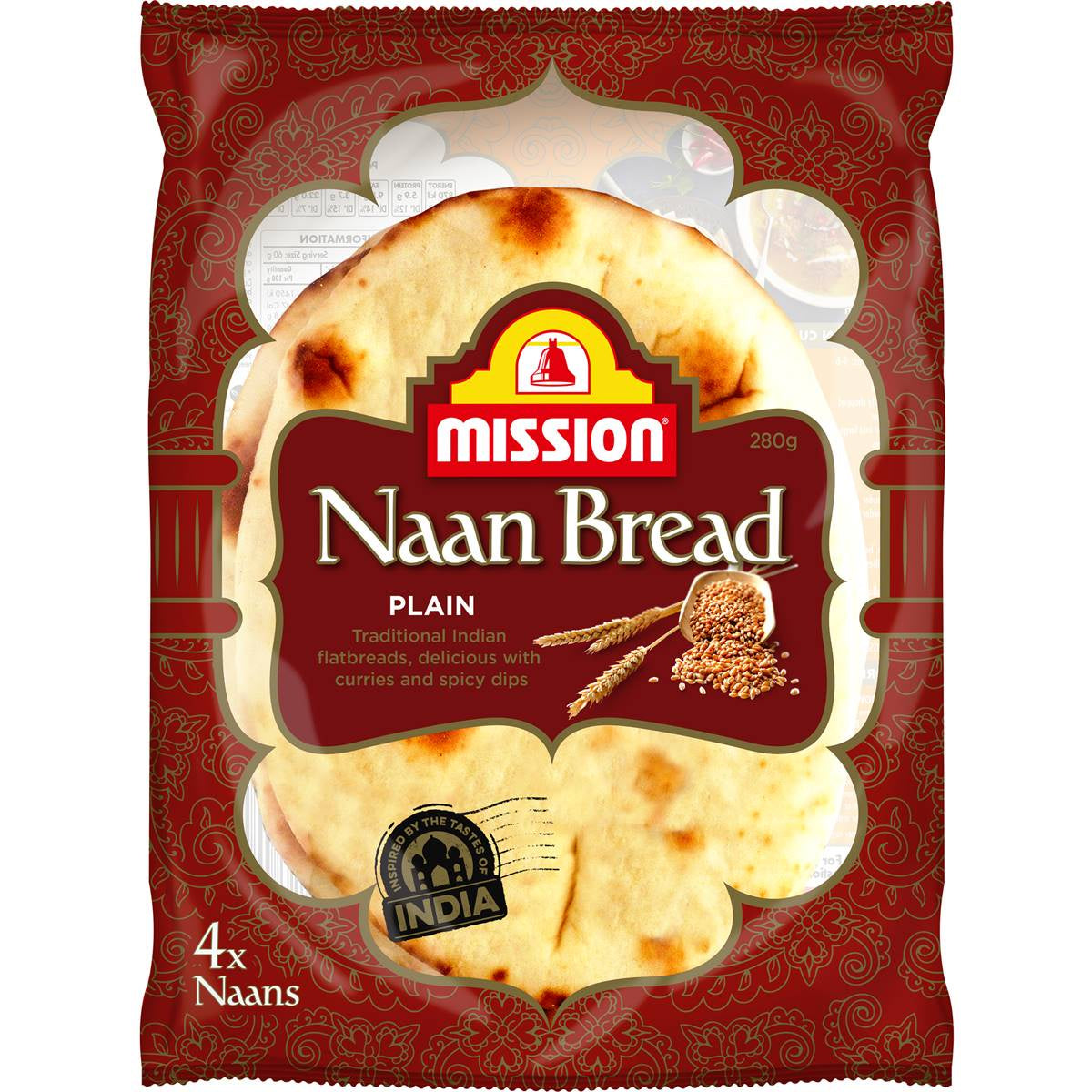 Mission Naan Original 4 Pack