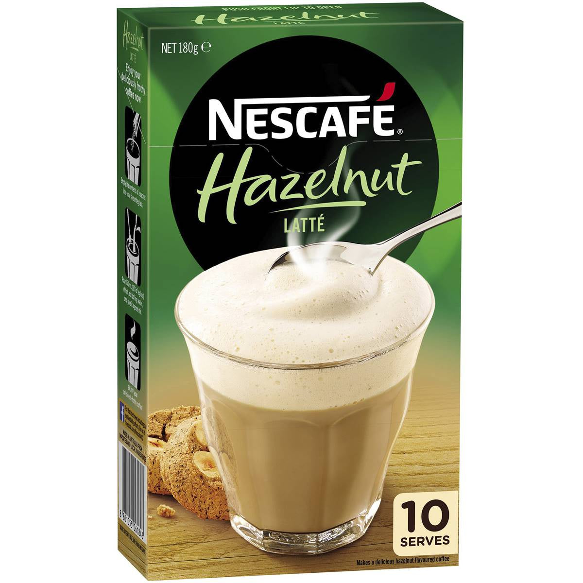 Nescafe Sachets Hazelnut 10Pk