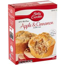 Betty Crocker Apple Cinnamon Muffin Mix 500G