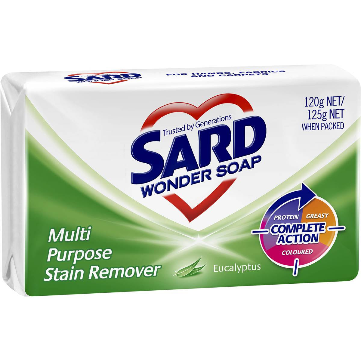 Sard Wonder Soap Multi Purpose Stain Remover Eucalyptus 120G